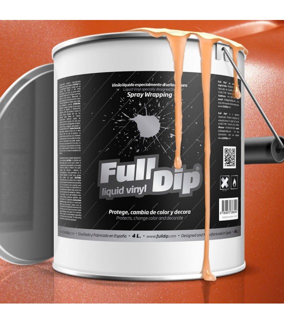 FullDip 4L Naranja Metalizado
