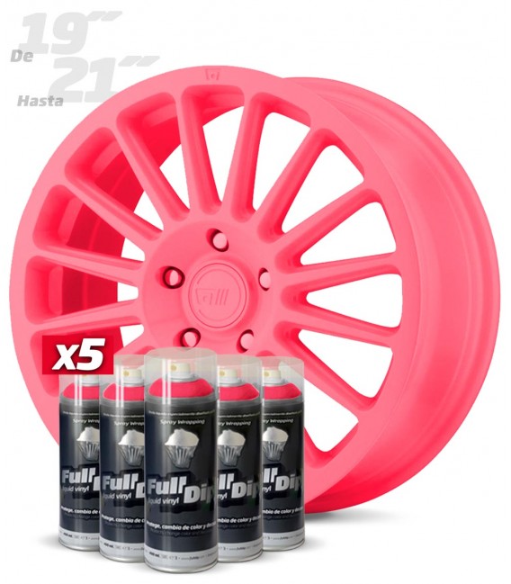 Pack 5 Sprays de 400ml Color ROSA CHICLE