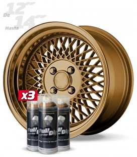 Pack 3 Sprays de 400ml Color BRONCE METALIZADO