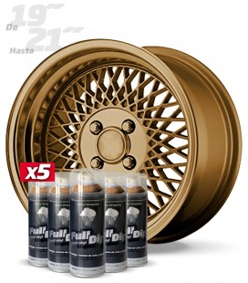 Pack 5 Sprays de 400ml Color BRONCE METALIZADO