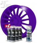 Pack 4 Sprays de 400ml Color VIOLETA + 1 Spray BRILLO