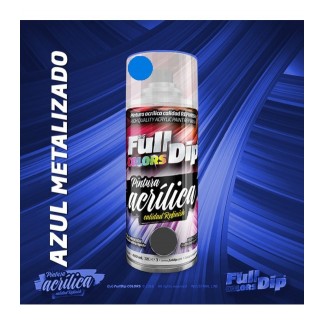 Pintura Anticalórica Full Colors Spray AZUL - FullCarX - FullDip